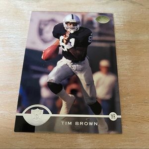 Tim Brown Hall of Fame Los Angeles Raiders WR 1996 Card